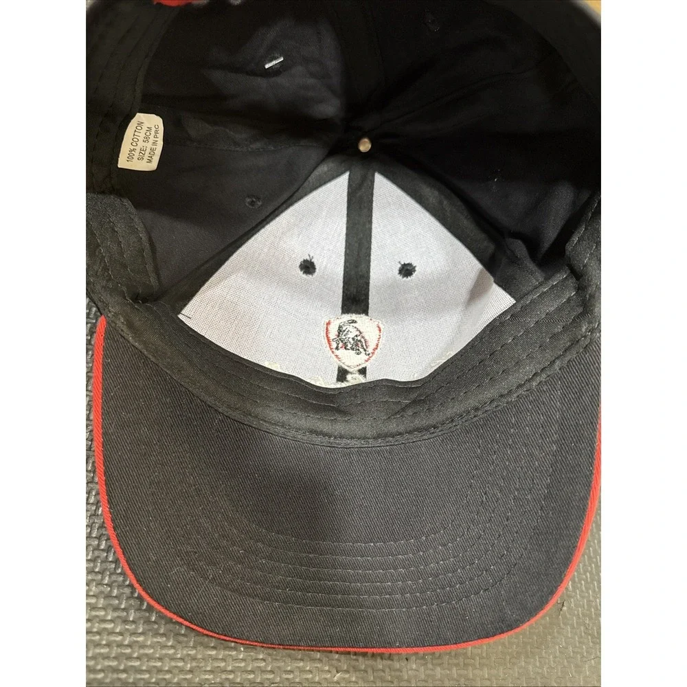 Tonino Lamborghini Las Vegas Hat OSFM Adjustable Black Red Color SIGNED